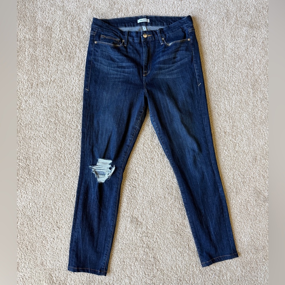 Good American Good Legs Dark Blue Jeans